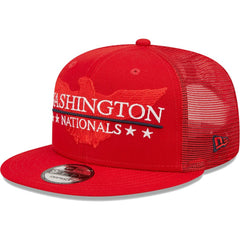 Washington Nationals New Era Patriot Trucker 9FIFTY Snapback Hat Sale