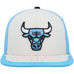 Mitchell & Ness Chicago Bulls Day One Snapback Hat White/Light Blue