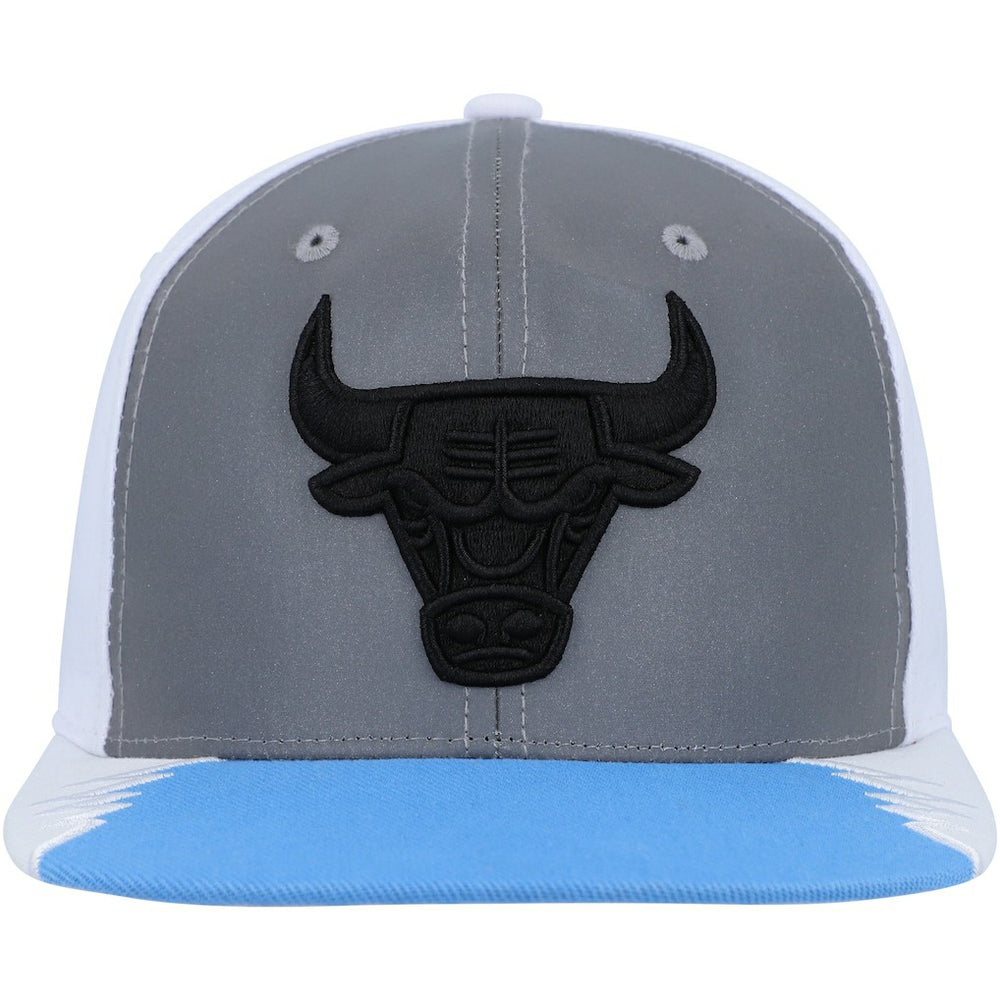 Mitchell & Ness Chicago Bulls Day 5 Snapback Hat Silver/Blue
