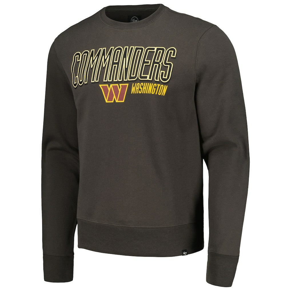 Washington Commanders '47 Locked In Headline Pullover Sweatshirt - Charcoal - 47 brand