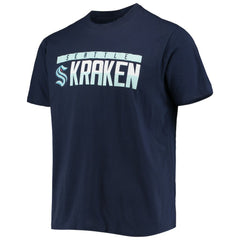 Seattle Kraken Levelwear Richmond Wordmark T-Shirt - Navy | NHL Lifestyle