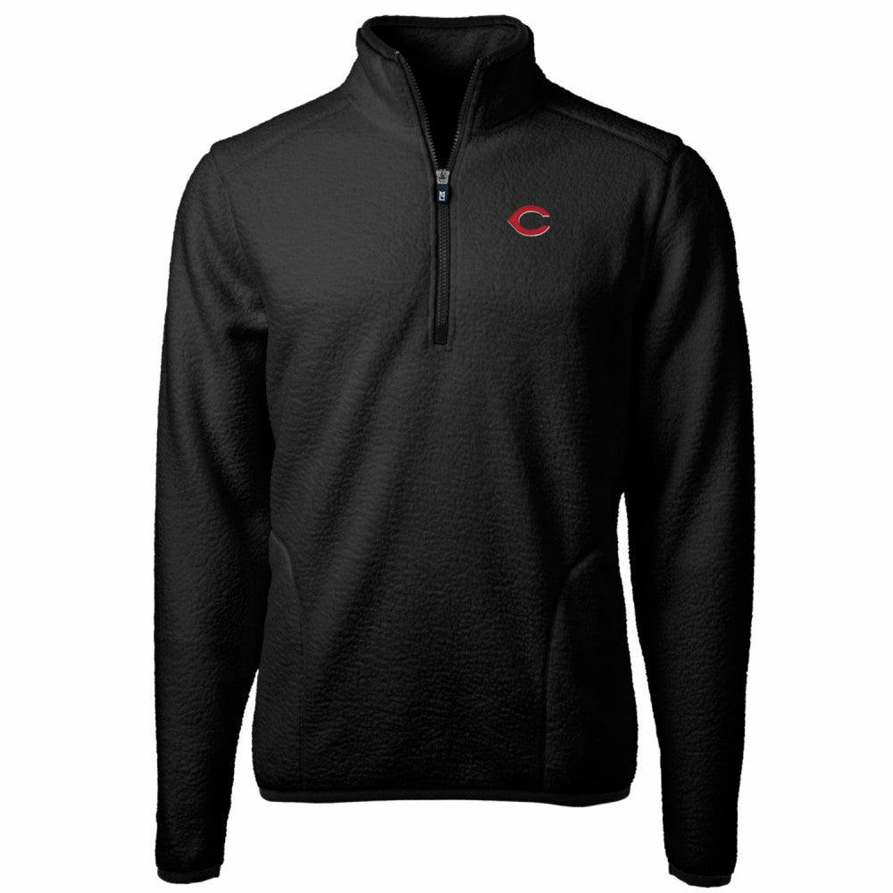 Cincinnati Reds Cutter & Buck Big & Tall Cascade Eco Sherpa Fleece Quarter-Zip Pullover Jacket Near Me