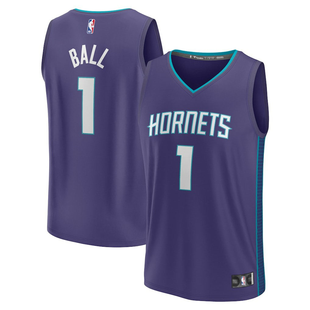Fanatics LaMelo Ball Charlotte Hornets Fast Break Replica Player Jersey Statement Edition Purple