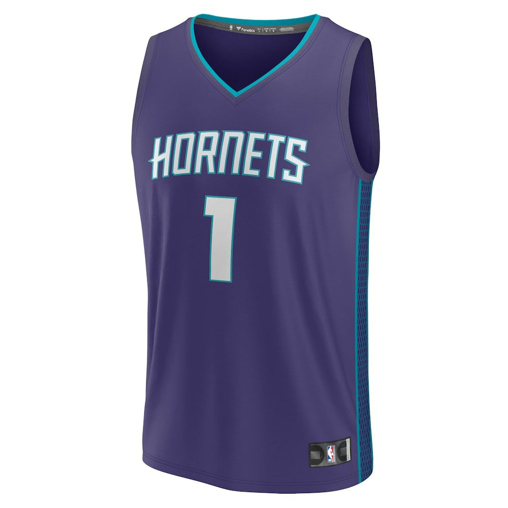 Fanatics LaMelo Ball Charlotte Hornets Fast Break Replica Player Jersey Statement Edition Purple