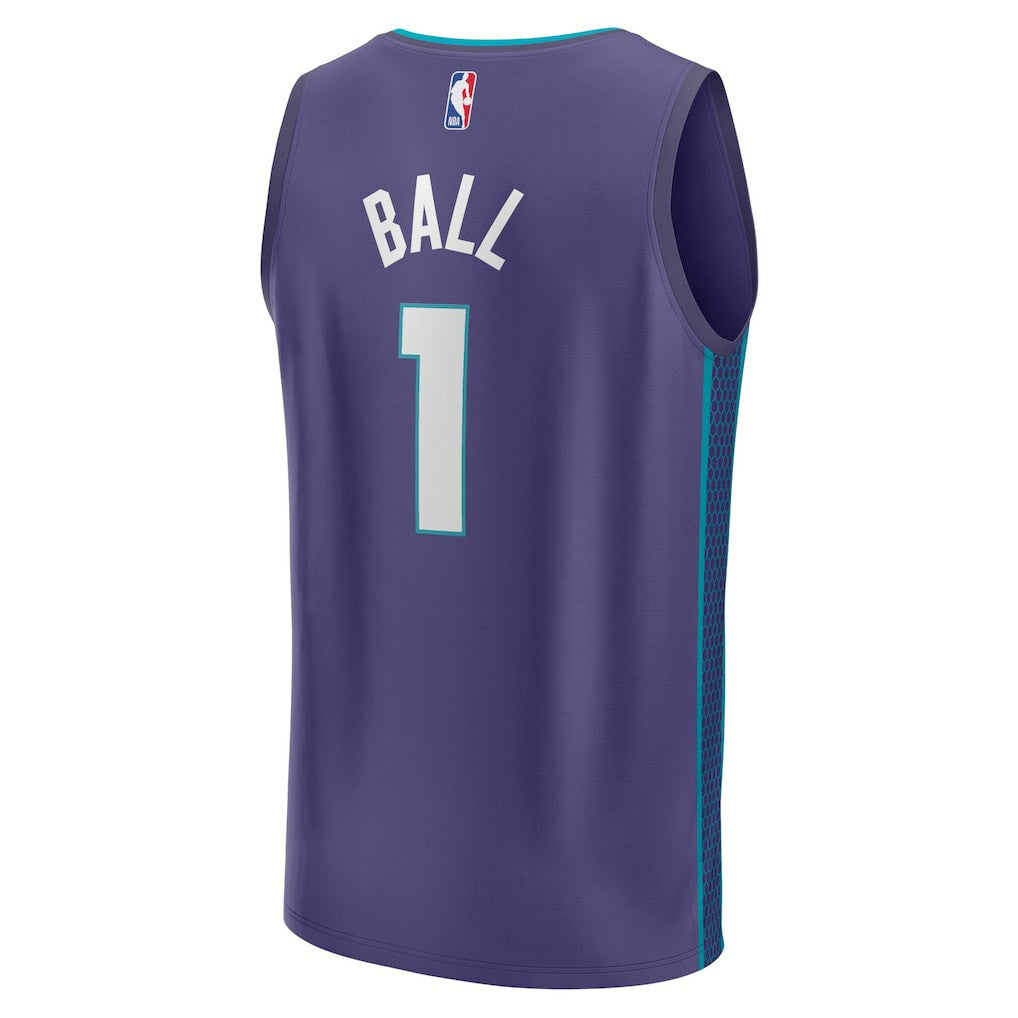 Fanatics LaMelo Ball Charlotte Hornets Fast Break Replica Player Jersey Statement Edition Purple