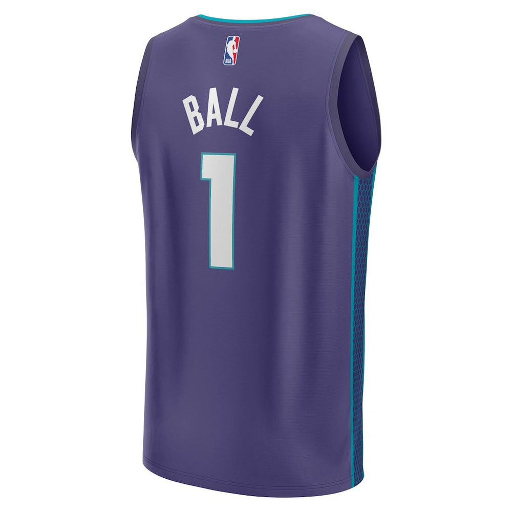 Fanatics LaMelo Ball Charlotte Hornets Fast Break Replica Player Jersey Statement Edition Purple
