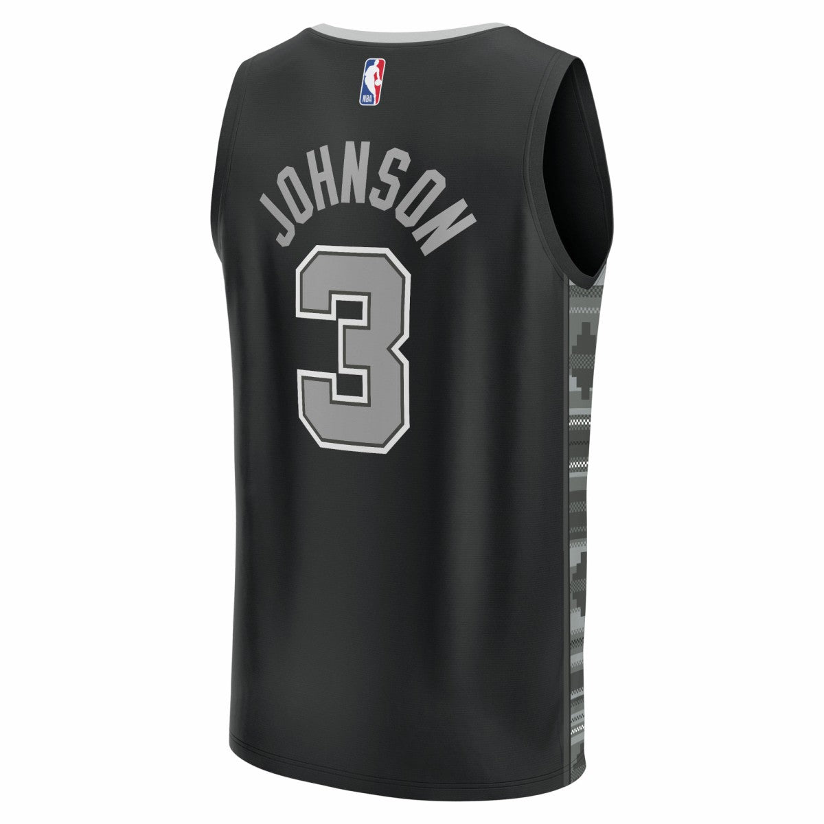 Fanatics Keldon Johnson San Antonio Spurs Fast Break Replica Player Jersey Statement Edition Black