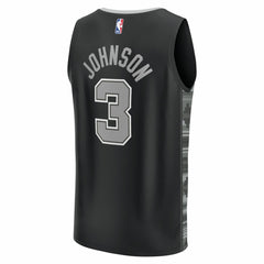Fanatics Keldon Johnson San Antonio Spurs Fast Break Replica Player Jersey Statement Edition Black