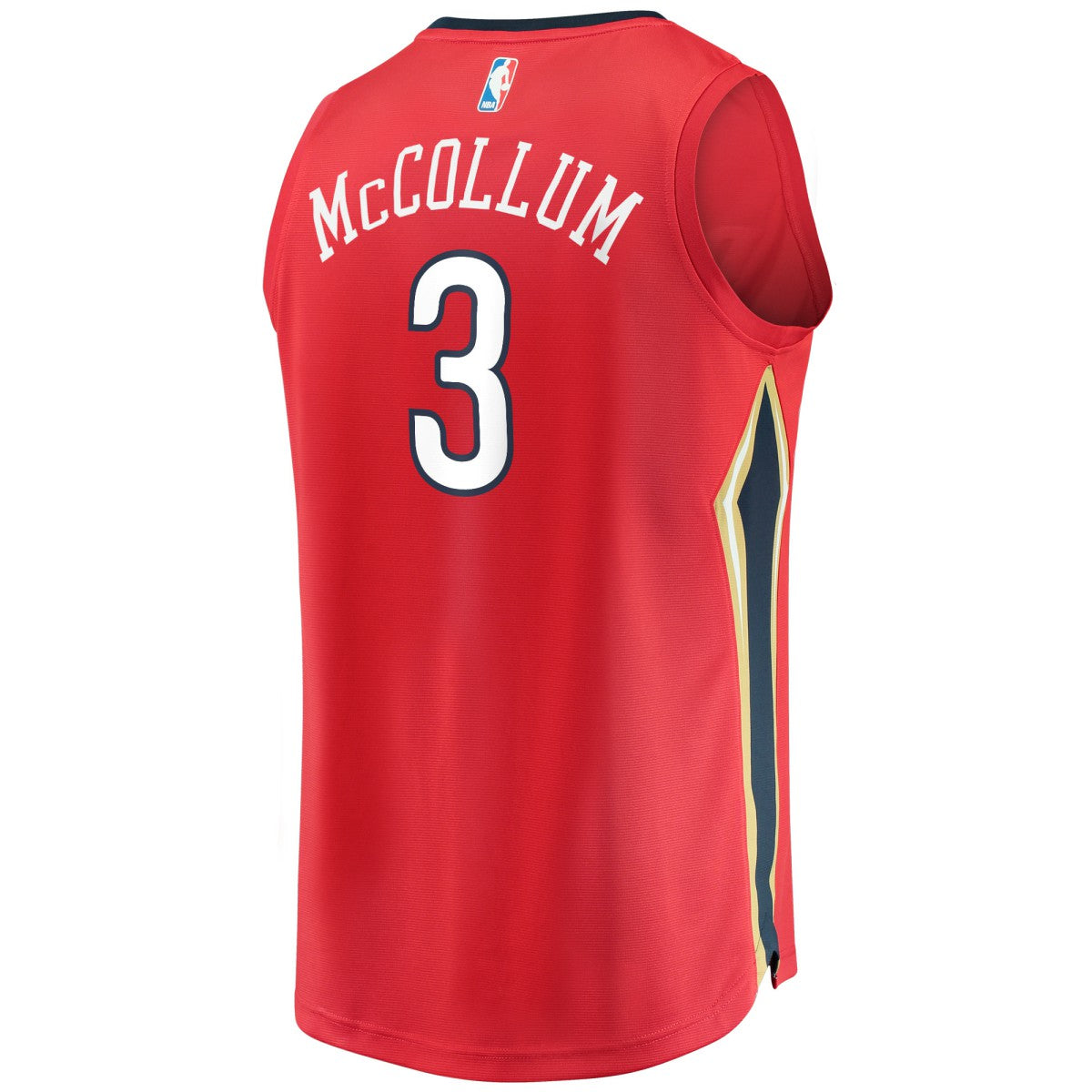 Fanatics C.J. McCollum New Orleans Pelicans Fast Break Replica Player Jersey Statement Edition Red