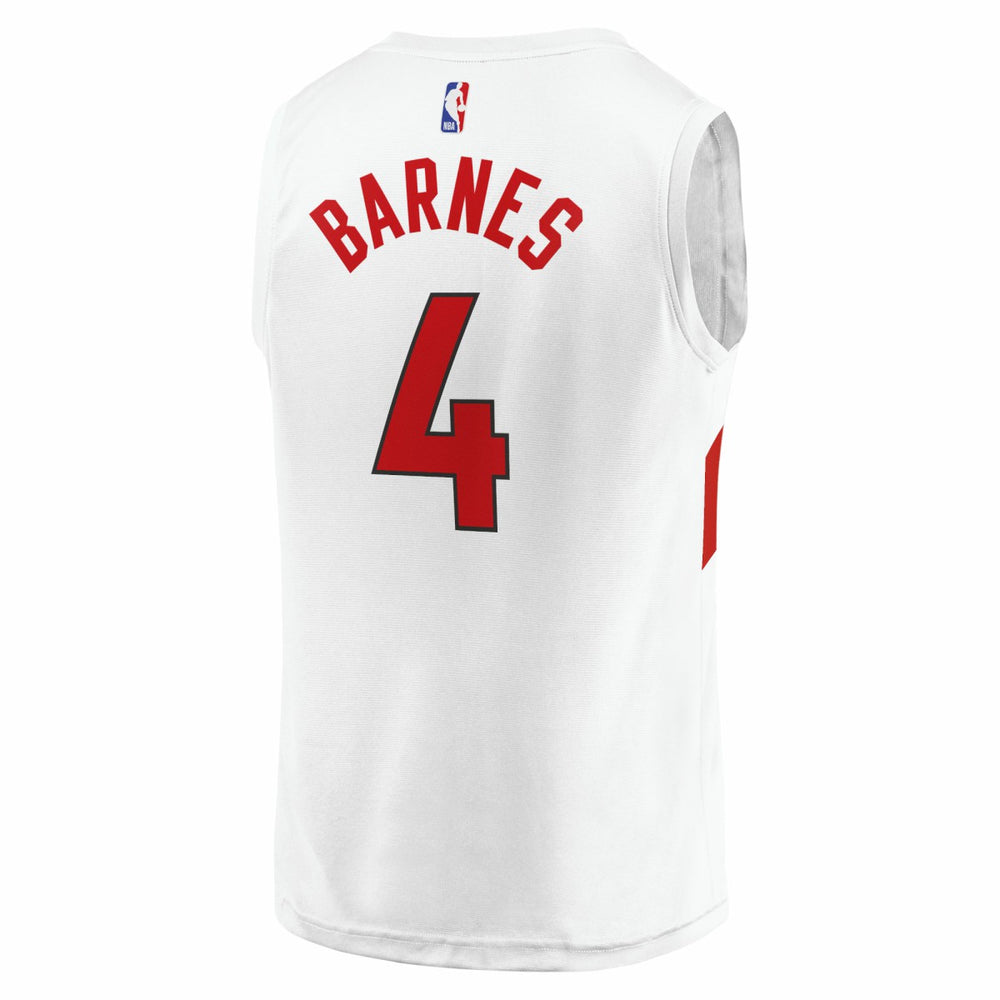 Fanatics Scottie Barnes Toronto Raptors Fast Break Replica Jersey Association Edition White
