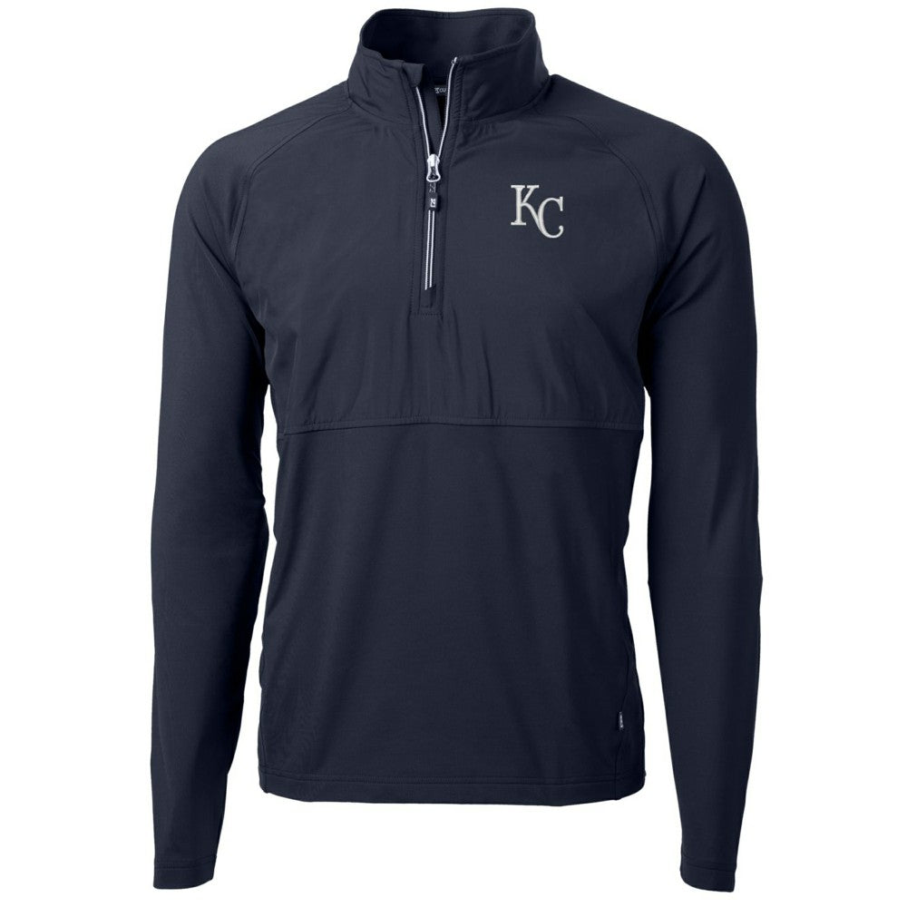 Kansas City Royals Cutter & Buck Adapt Eco Knit Hybrid Recycled Quarter-Zip Pullover Jacket Near Me