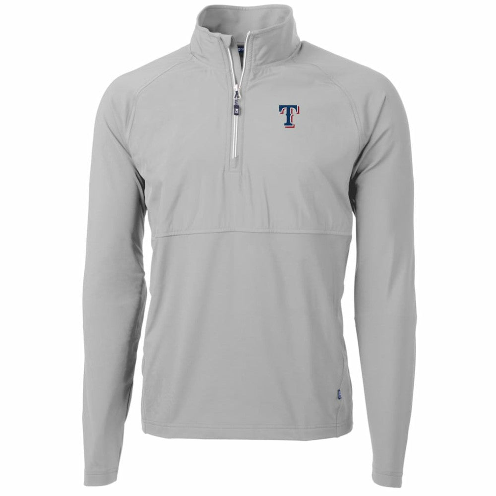 Texas Rangers Cutter & Buck Adapt Eco Knit Hybrid Recycled Quarter-Zip Pullover Jacket Near Me