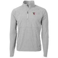 Cleveland Guardians Cutter & Buck Adapt Eco Knit Hybrid Recycled Quarter-Zip Pullover Jacket Discount
