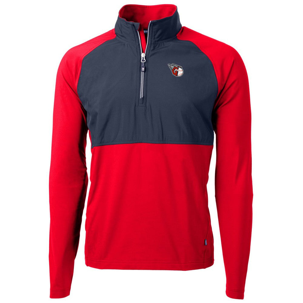 Cleveland Guardians Cutter & Buck Adapt Eco Knit Hybrid Recycled Quarter-Zip Pullover Jacket Near Me