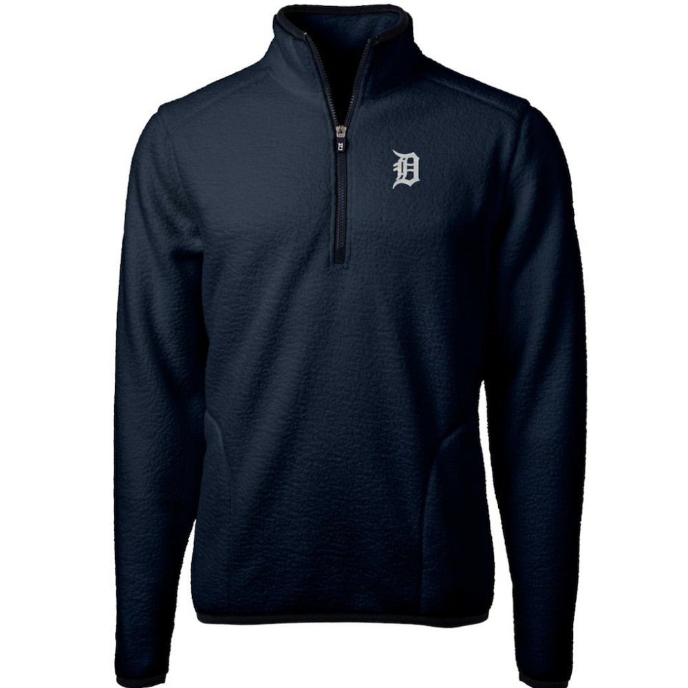Detroit Tigers Cutter & Buck Cascade Eco Sherpa Fleece Quarter-Zip Pullover Jacket Online