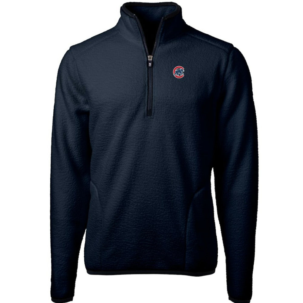 Chicago Cubs Cutter & Buck Cascade Eco Sherpa Fleece Quarter-Zip Pullover Jacket Near Me