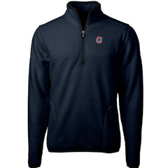 Chicago Cubs Cutter & Buck Cascade Eco Sherpa Fleece Quarter-Zip Pullover Jacket Near Me