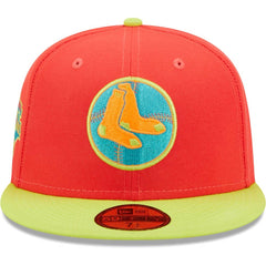 Boston Red Sox New Era   Lava Highlighter Combo 59FIFTY Fitted Hat Near Me
