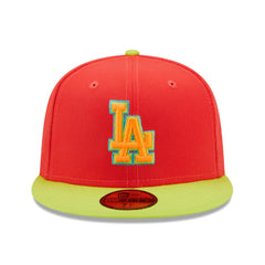 Los Angeles Dodgers New Era 1978 World Series  Lava Highlighter Combo 59FIFTY Fitted Hat for sale