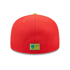 Los Angeles Dodgers New Era 1978 World Series  Lava Highlighter Combo 59FIFTY Fitted Hat for sale