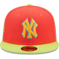New York Yankees New Era   Lava Highlighter Combo 59FIFTY Fitted Hat Near Me