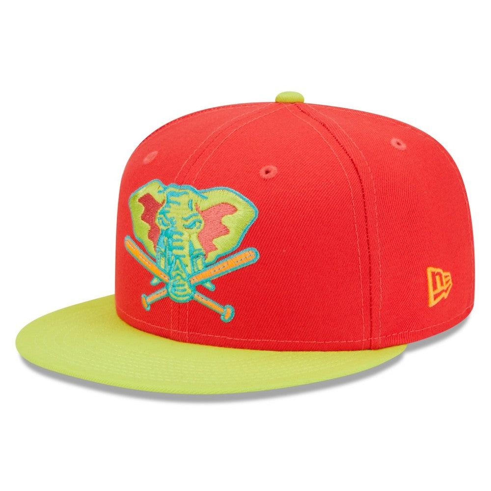 Athletics New Era 40th Anniversary Lava Highlighter Combo 59FIFTY Fitted Hat Discount