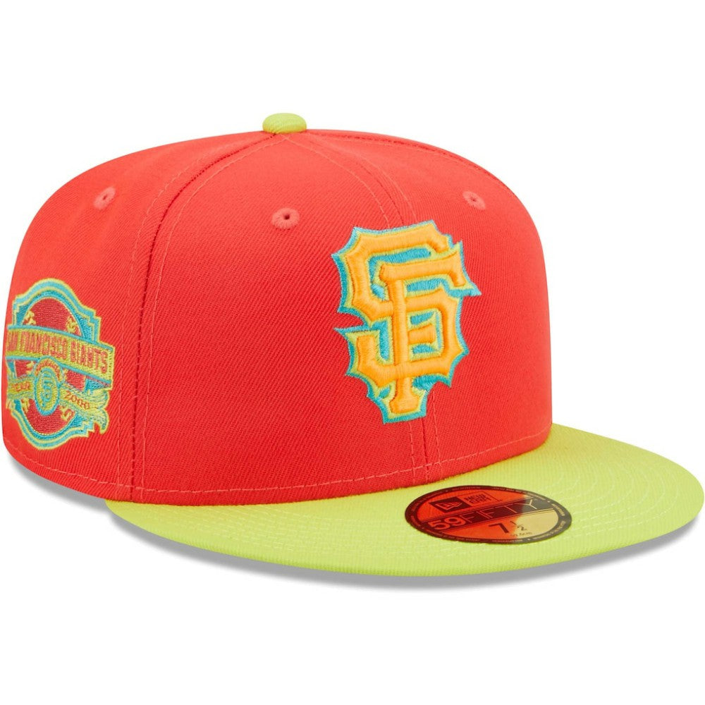 San Francisco Giants New Era   Lava Highlighter Combo 59FIFTY Fitted Hat for sale
