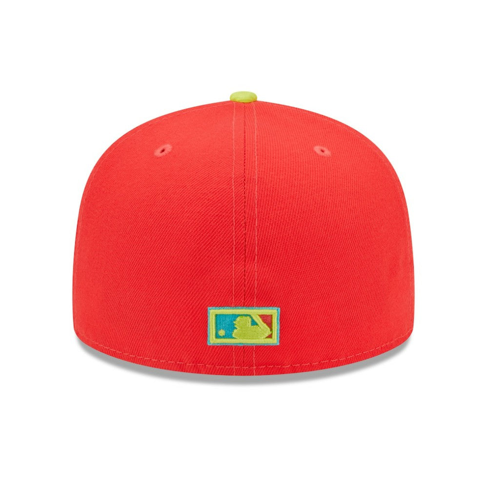 Washington Nationals New Era 2008 Inaugural Season  Lava Highlighter Combo 59FIFTY Fitted Hat Outlet