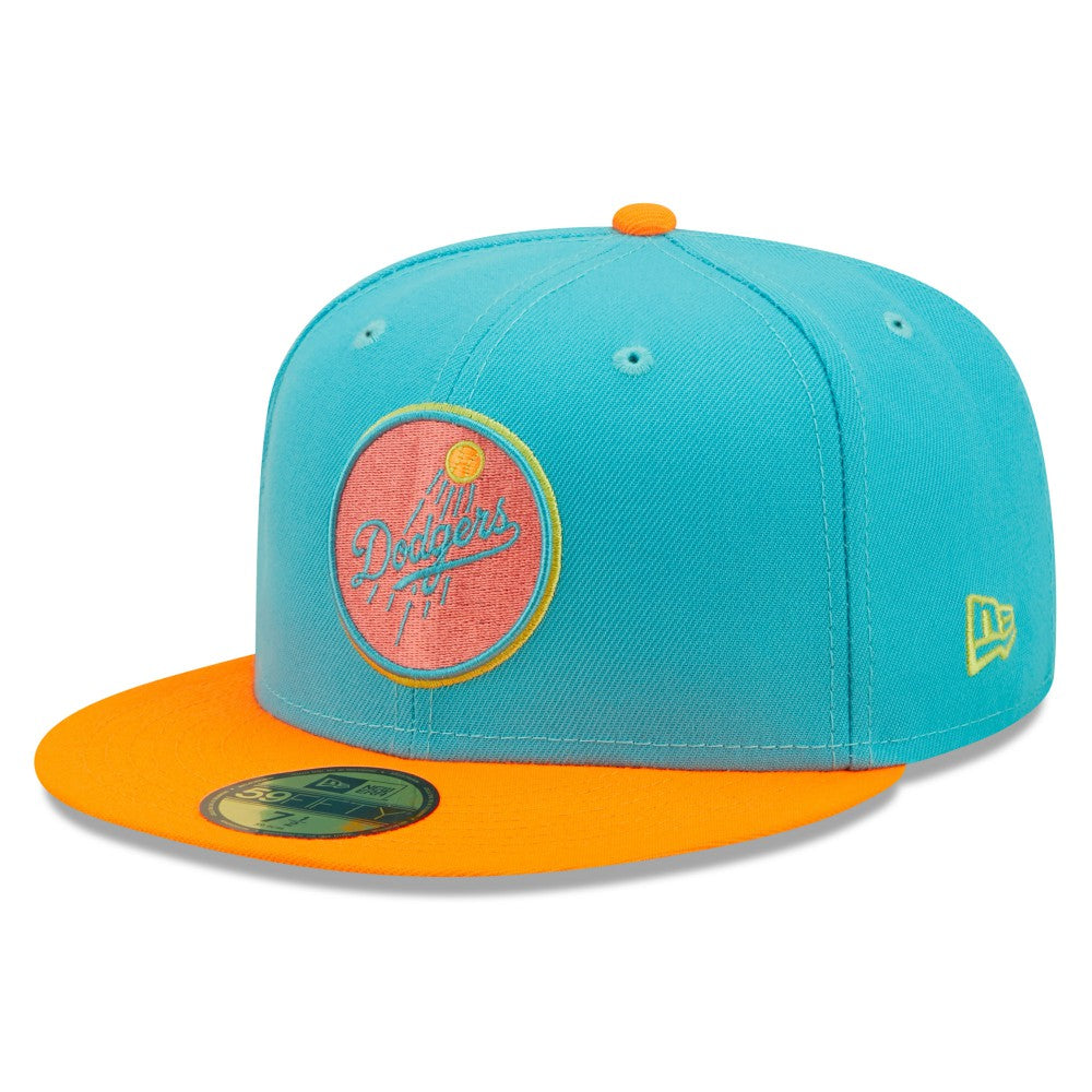 Los Angeles Dodgers New Era Vice Highlighter 59FIFTY Fitted Hat for sale