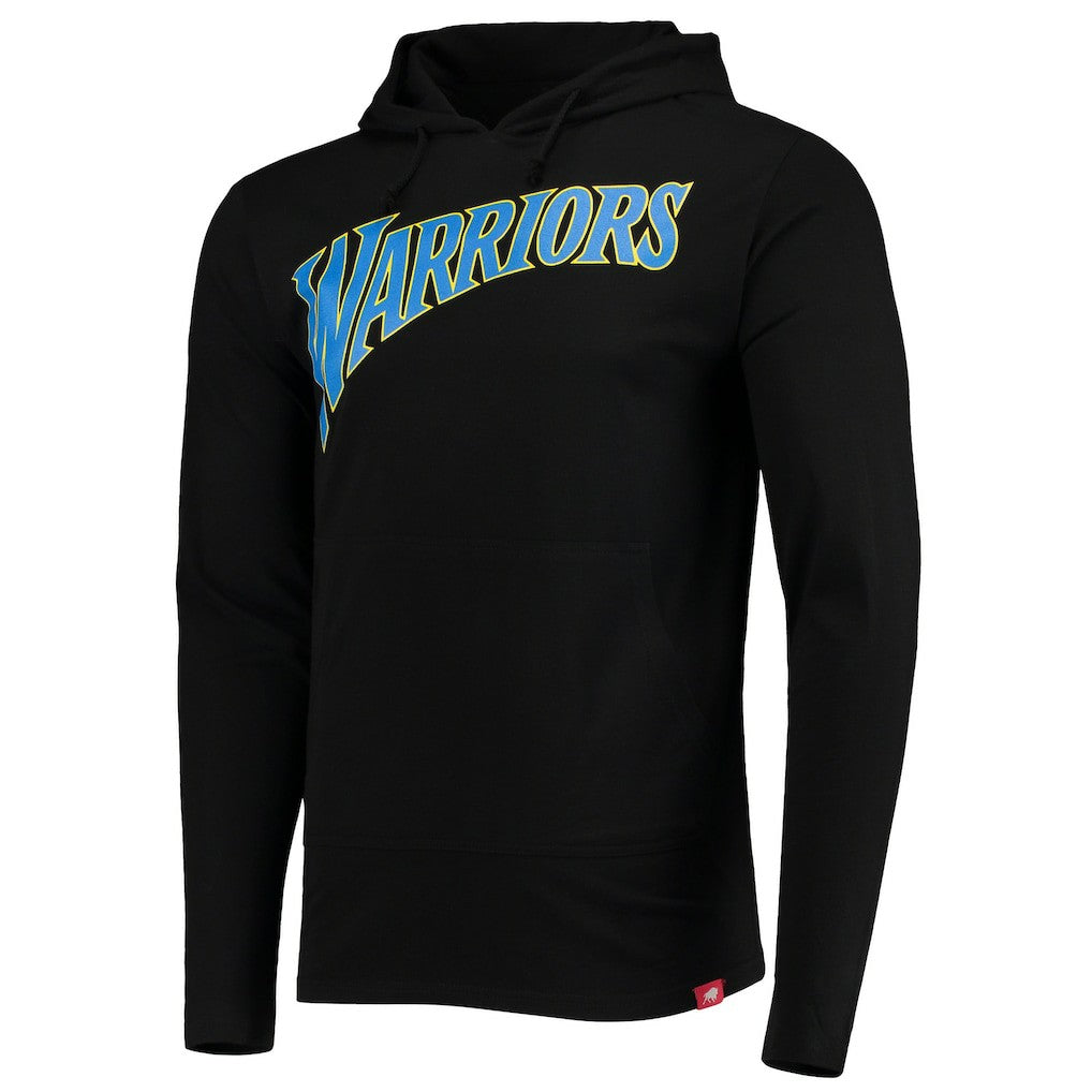 Golden State Warriors Sportiqe Rowan Tri-Blend Pullover Hoodie Black