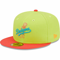 Los Angeles Dodgers New Era Cyber Highlighter 59FIFTY Fitted Hat Online