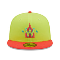 Washington Nationals New Era 2008 Inaugural Season Cyber Highlighter 59FIFTY Fitted Hat Discount