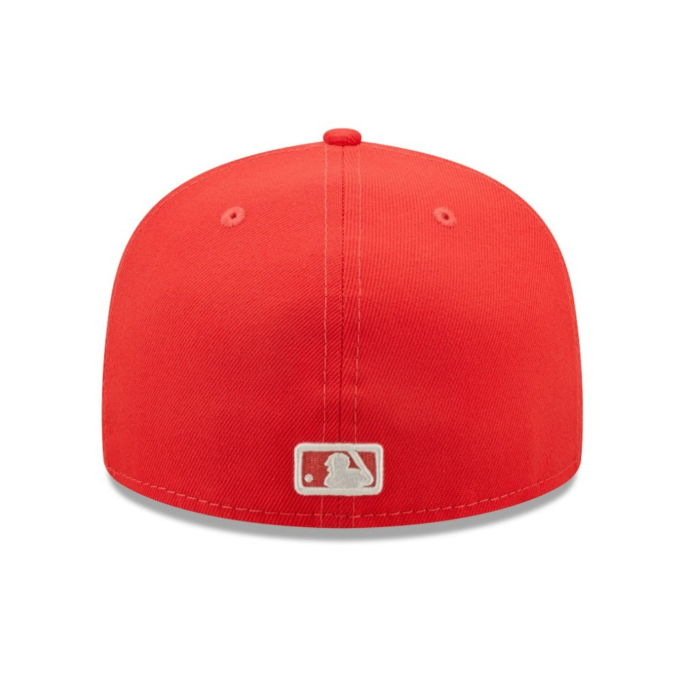 Chicago Cubs New Era Lava Highlighter Logo 59FIFTY Fitted Hat Discount