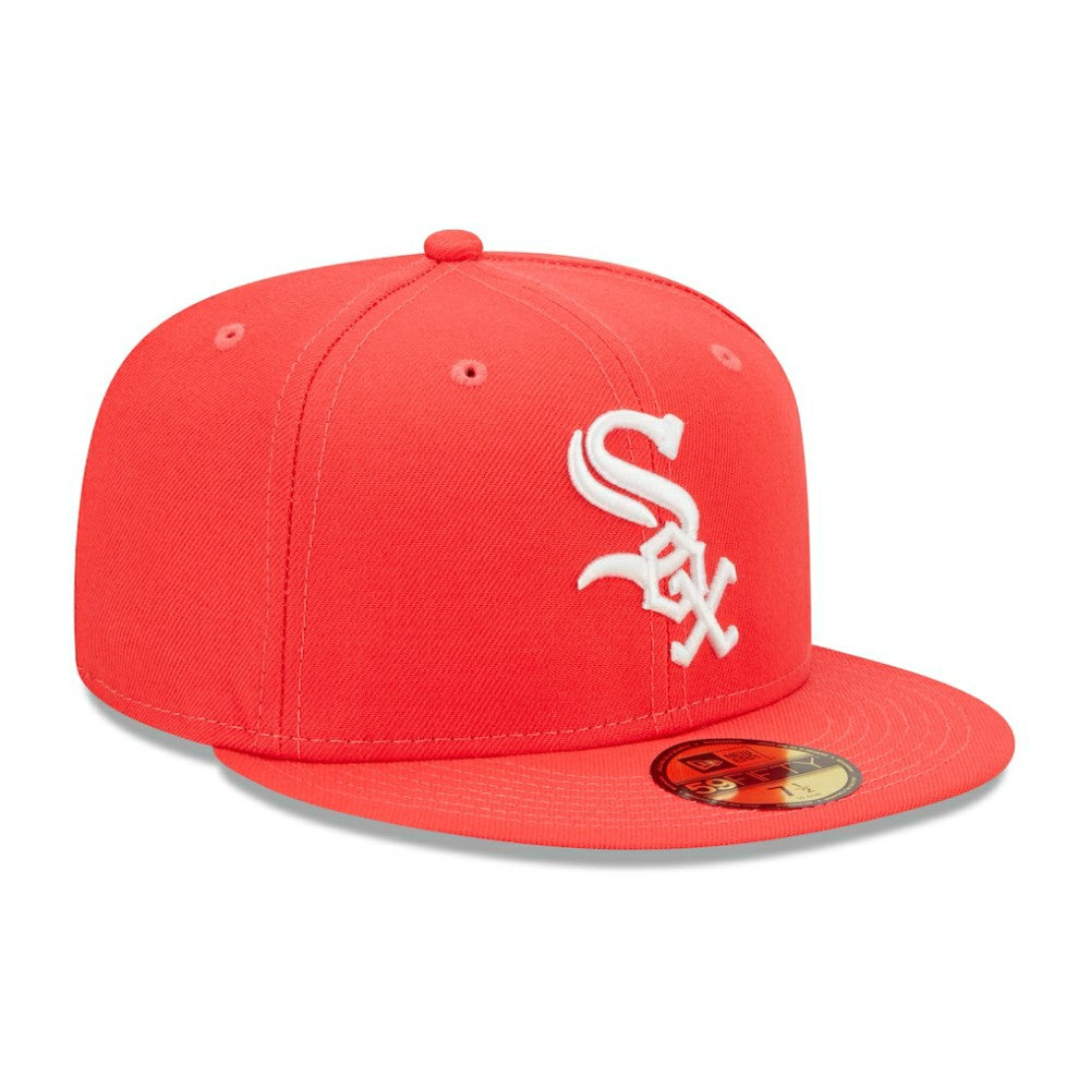 Chicago White Sox New Era Lava Highlighter Logo 59FIFTY Fitted Hat for sale