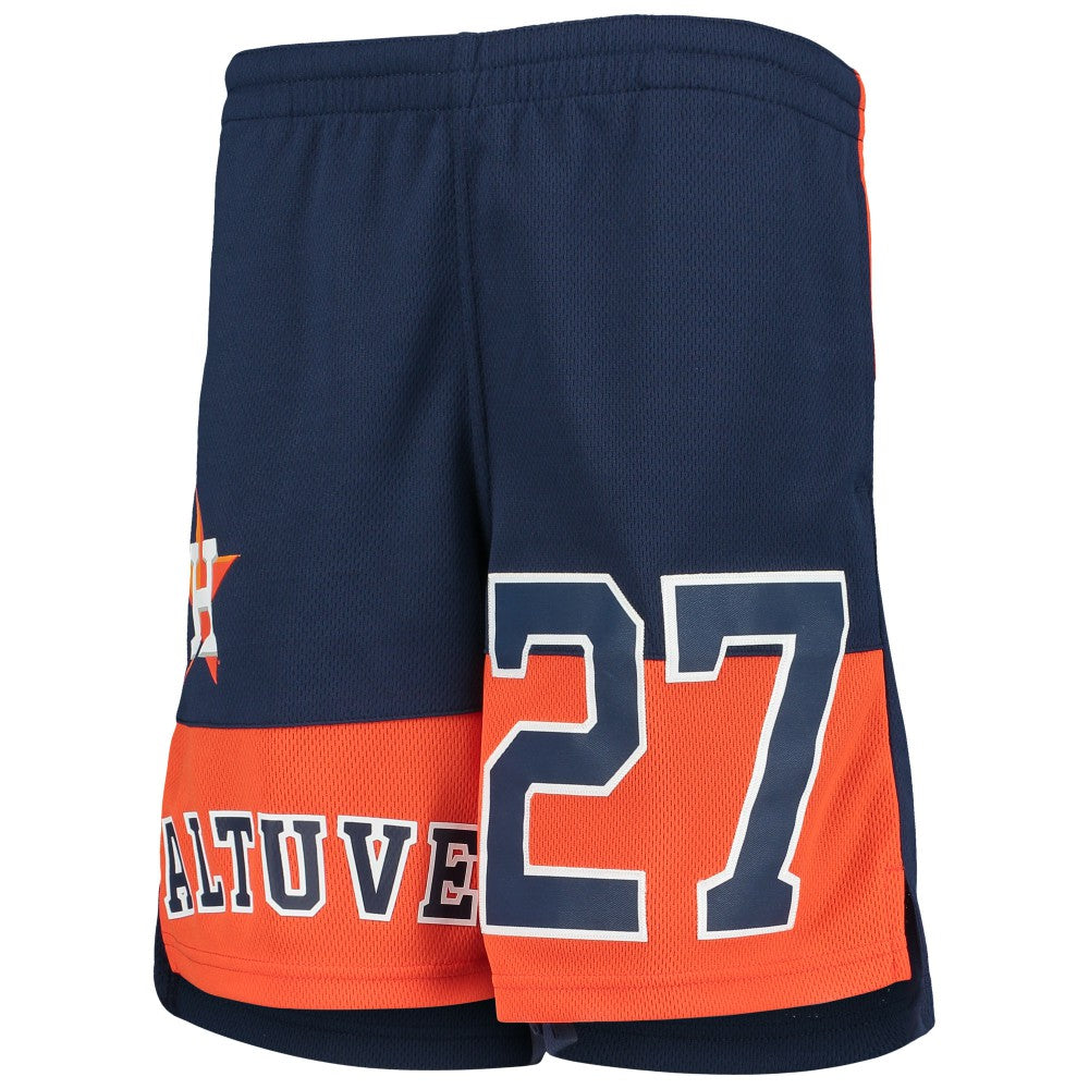 Jose Altuve Houston Astros Youth Pandemonium Name & Number Shorts Near Me