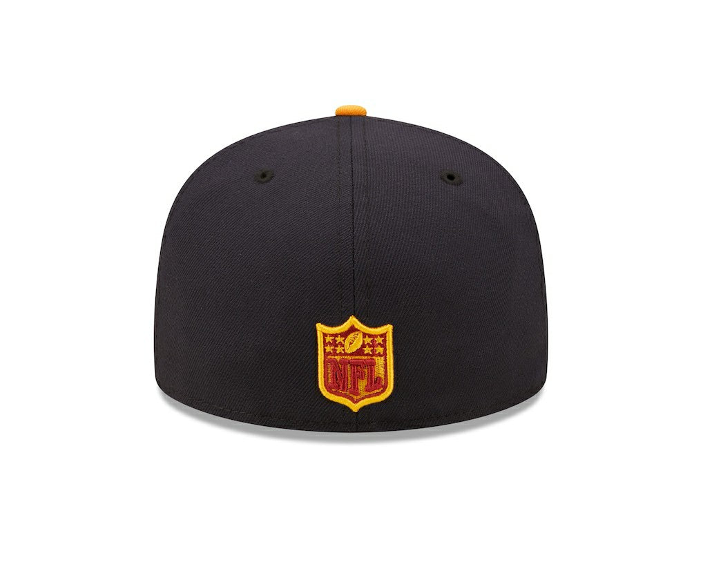 Cleveland Browns New Era 60th Anniversary 59FIFTY Fitted Hat - Navy/Gold - NFL