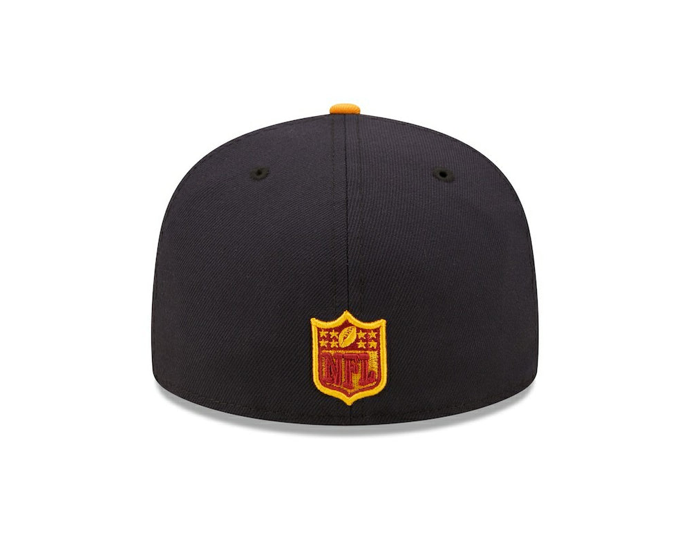 Cleveland Browns New Era 60th Anniversary 59FIFTY Fitted Hat - Navy/Gold - NFL