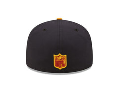 Cleveland Browns New Era 60th Anniversary 59FIFTY Fitted Hat - Navy/Gold - NFL