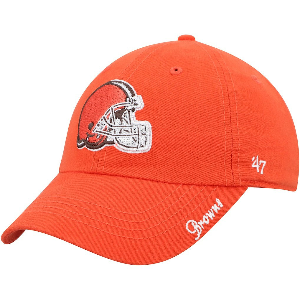 Cleveland Browns '47 Women's Miata Clean Up Primary Logo Adjustable Hat - Orange - 47 brand
