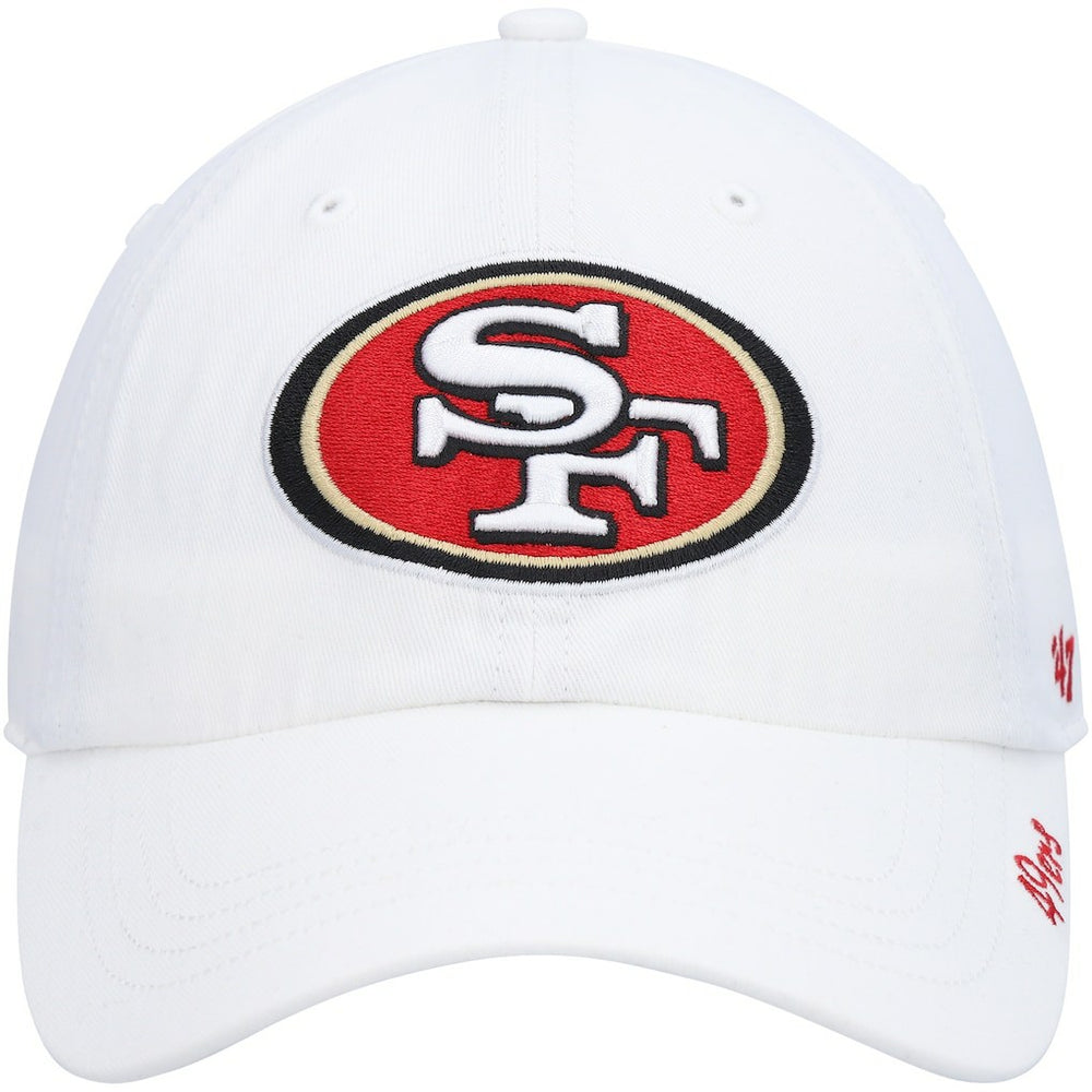 San Francisco 49ers '47 Women's Miata Logo Clean Up Adjustable Hat - White - 47 brand