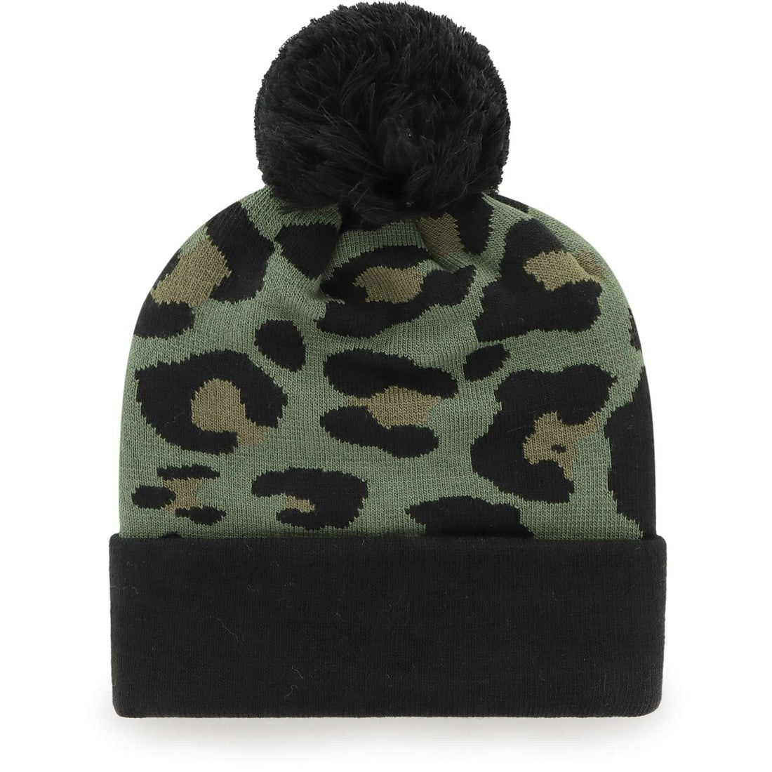 Tampa Bay Buccaneers '47 Women's Bagheera Cuffed Knit Hat with Pom - Green/Black - 47 brand