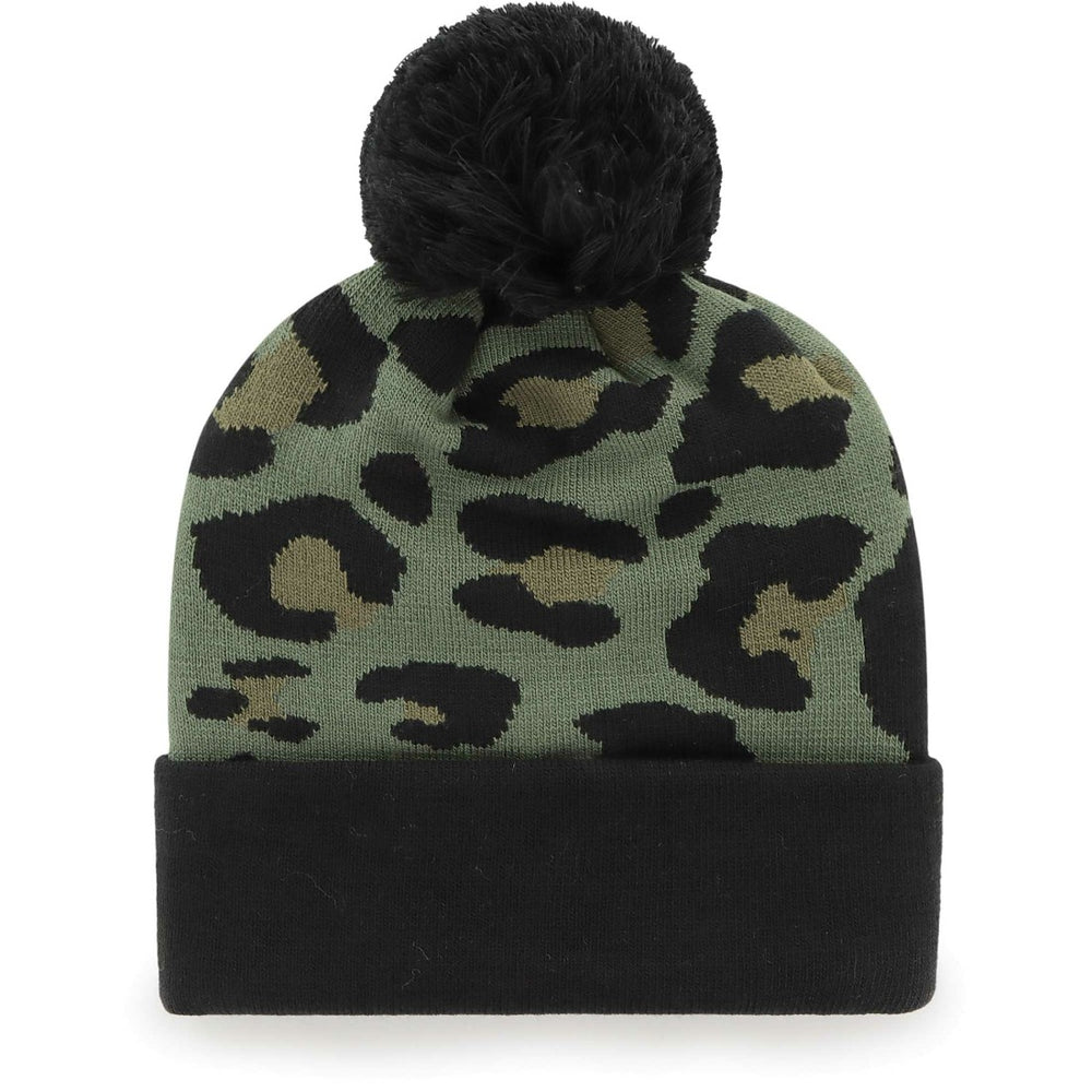 Tampa Bay Buccaneers '47 Women's Bagheera Cuffed Knit Hat with Pom - Green/Black - 47 brand