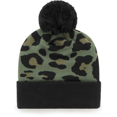 Tampa Bay Buccaneers '47 Women's Bagheera Cuffed Knit Hat with Pom - Green/Black - 47 brand