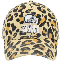 Cleveland Browns '47 Women's Bagheera Clean Up Allover Adjustable Hat - Tan - 47 brand