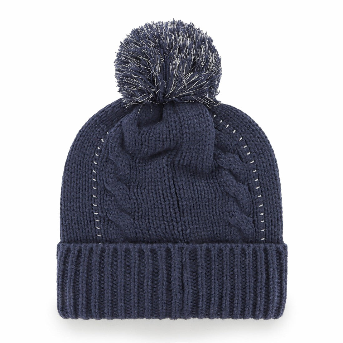 Tennessee Titans '47 Women's Bauble Cuffed Knit Hat with Pom - Navy - 47 brand