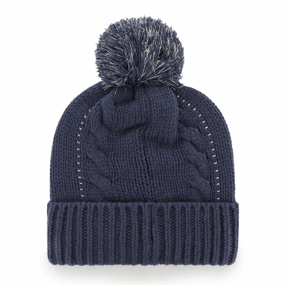 Tennessee Titans '47 Women's Bauble Cuffed Knit Hat with Pom - Navy - 47 brand