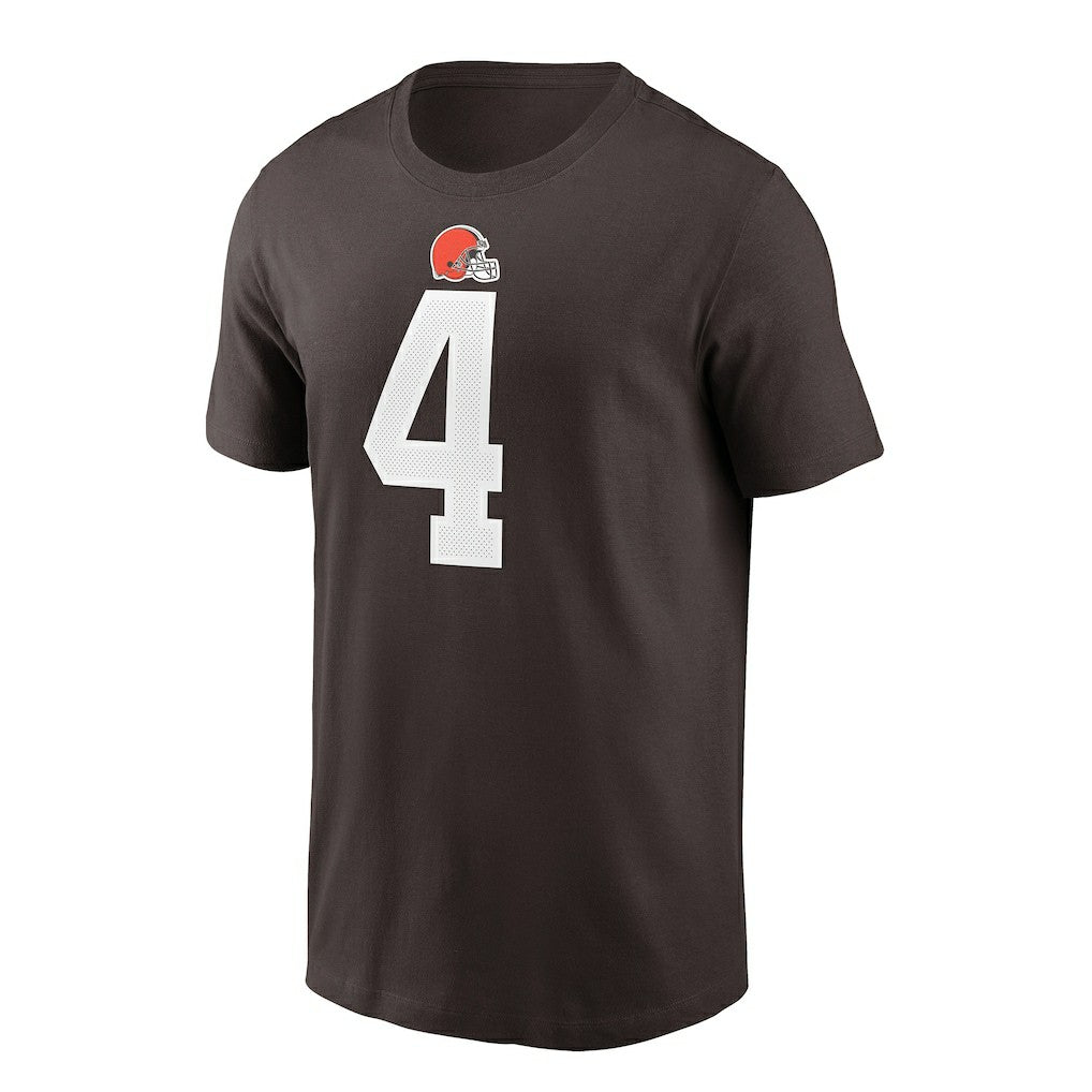 Deshaun Watson Cleveland Browns Player Name & Number T-Shirt - Brown - Nike