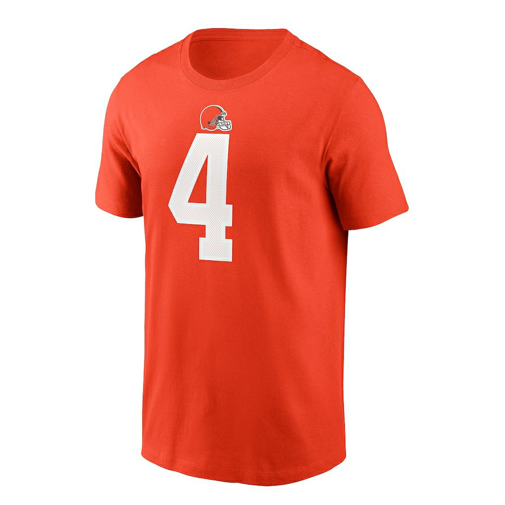 Deshaun Watson Cleveland Browns Player Name & Number T-Shirt - Orange - Nike