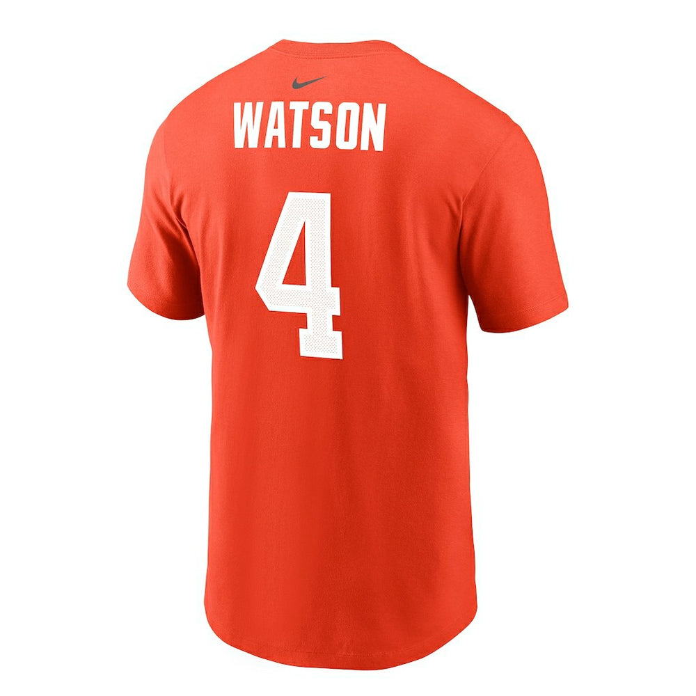 Deshaun Watson Cleveland Browns Player Name & Number T-Shirt - Orange - Nike