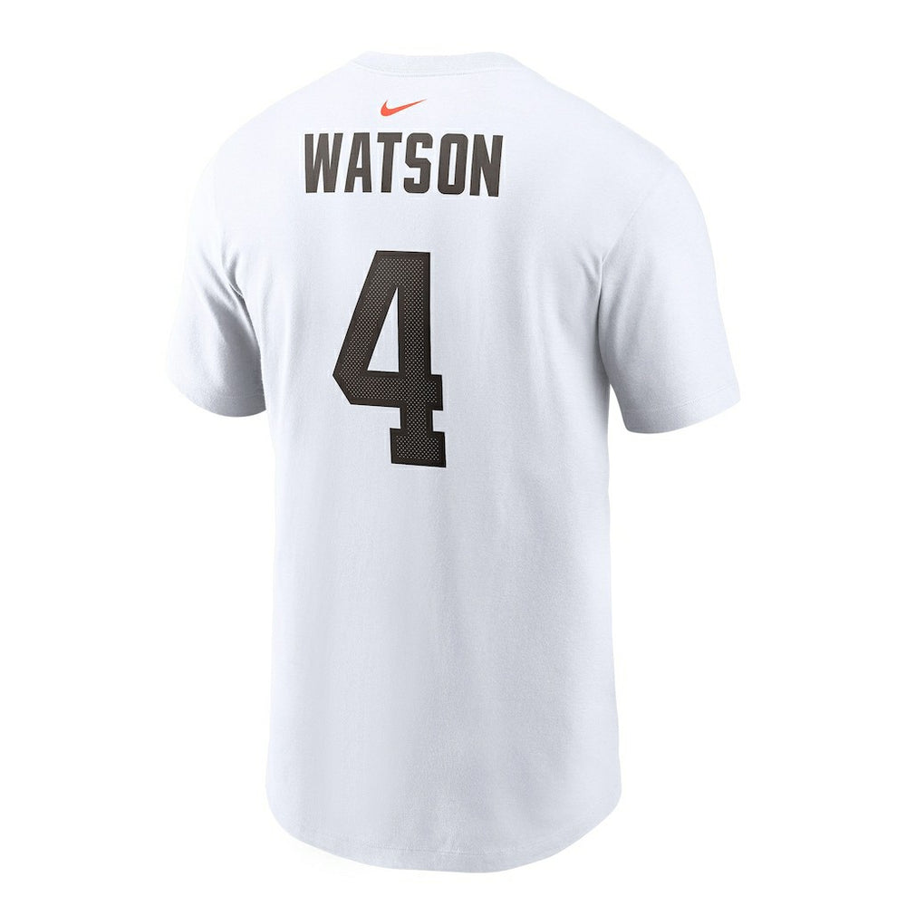 Deshaun Watson Cleveland Browns Player Name & Number T-Shirt - White - Nike